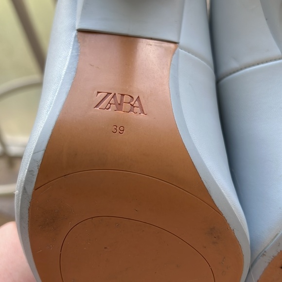 Zara heels in baby blue - Picture 9 of 9